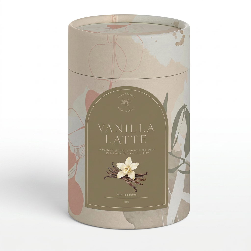 the tea cookie co vanilla latte 90g