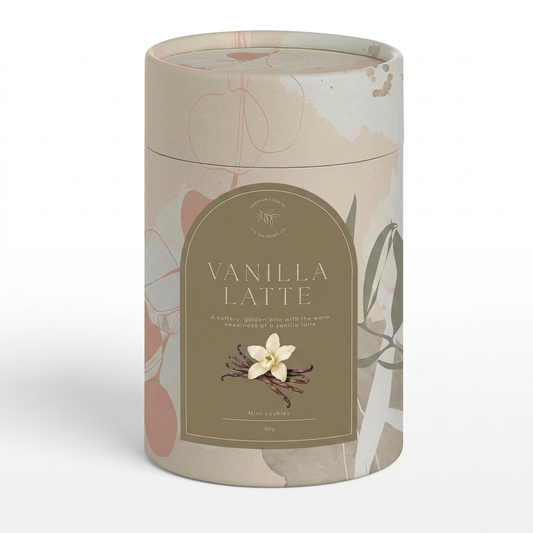 the tea cookie co vanilla latte 90g