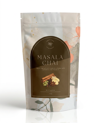 masala chai cookies tea cookie co. 150g